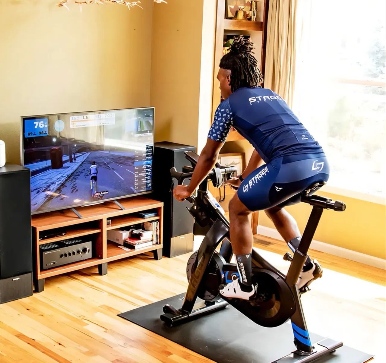 Bicicleta ergométrica Smart Bike Sb20 Stages Wellness Gy062 - Foto 3