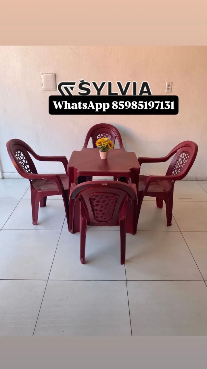 CONJUNTOS DE PLÁSTICO COM BRAÇOS  - Foto 4