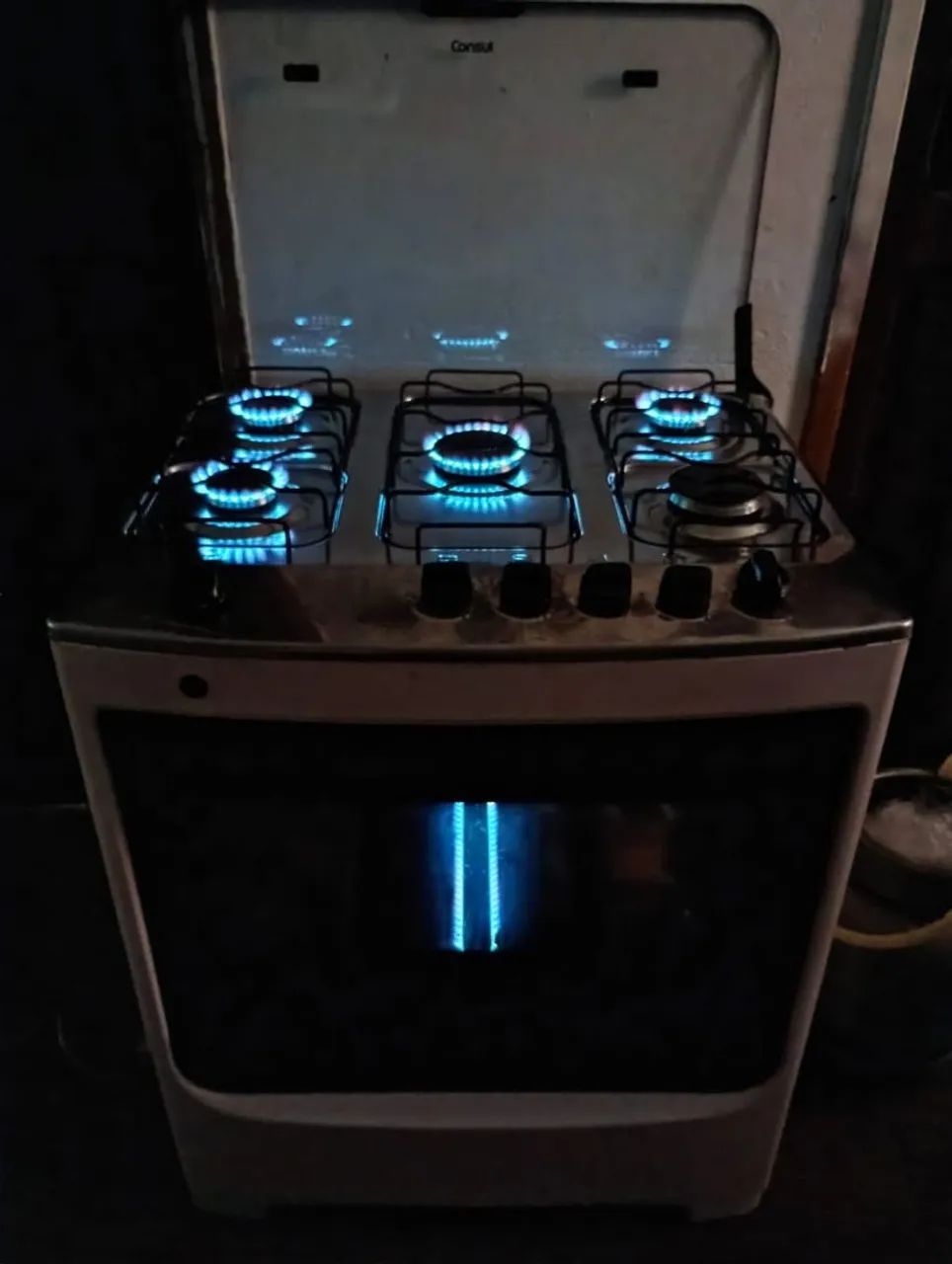 Fogão elétrico seminovo com ENTREGA GRÁTIS 