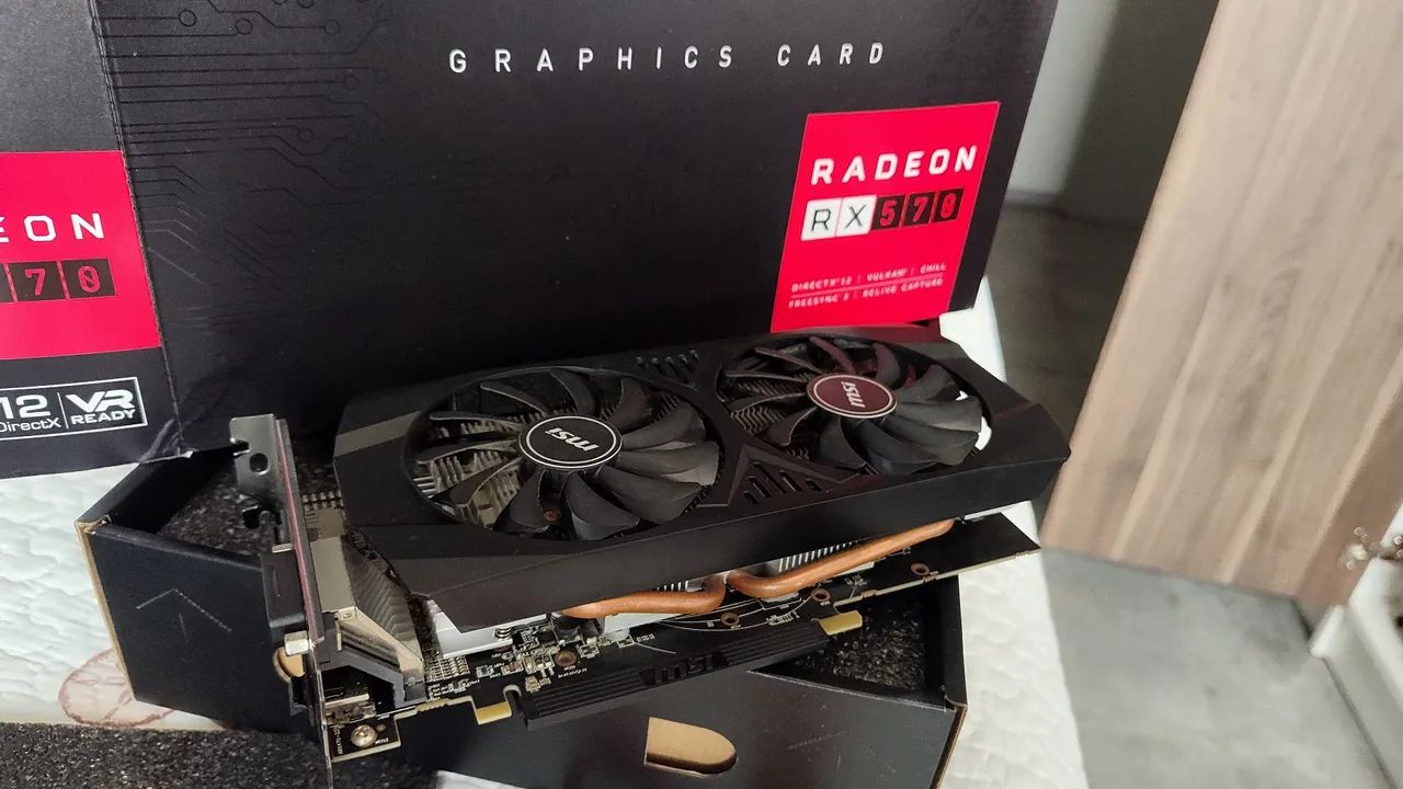 PLACA DE VÍDEO MSI RADEON RX570 8GB VRAM GDDR5  - Foto 5