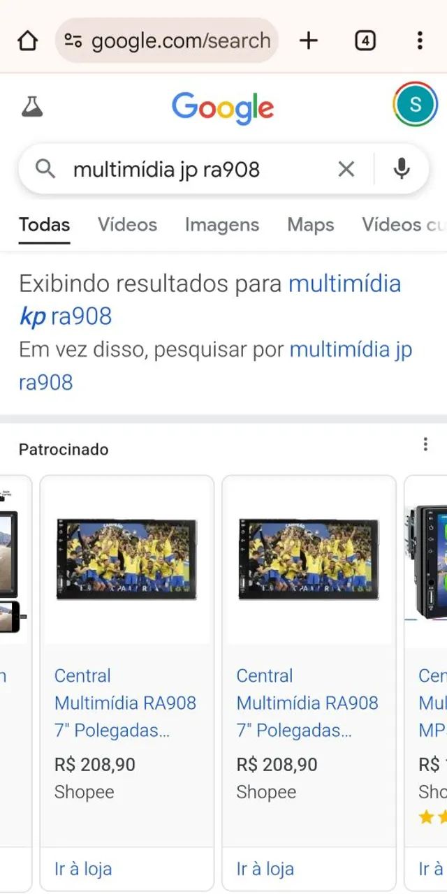 MULTIMÍDIA NOVAS, DISPLAY COM PALSTICO AINDA, ESPELHA PELO CABO DE CELULAR  - Foto 5