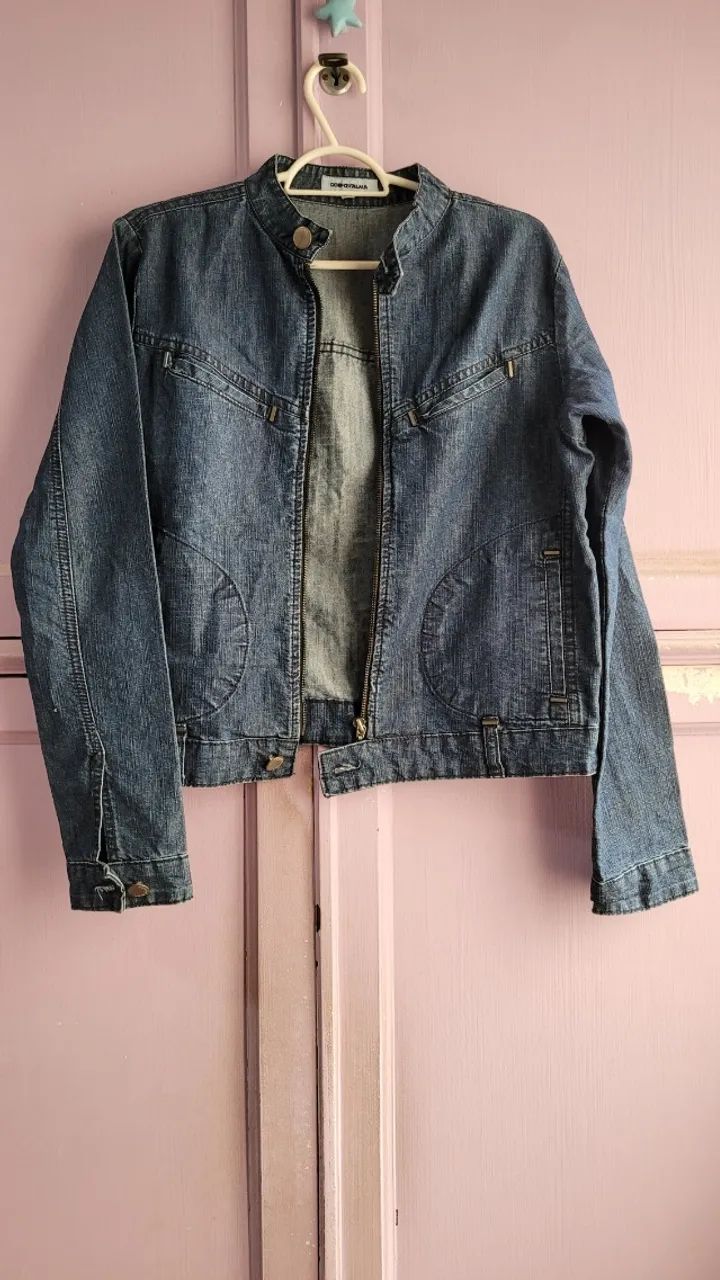 Jaqueta jeans Corpo e alma