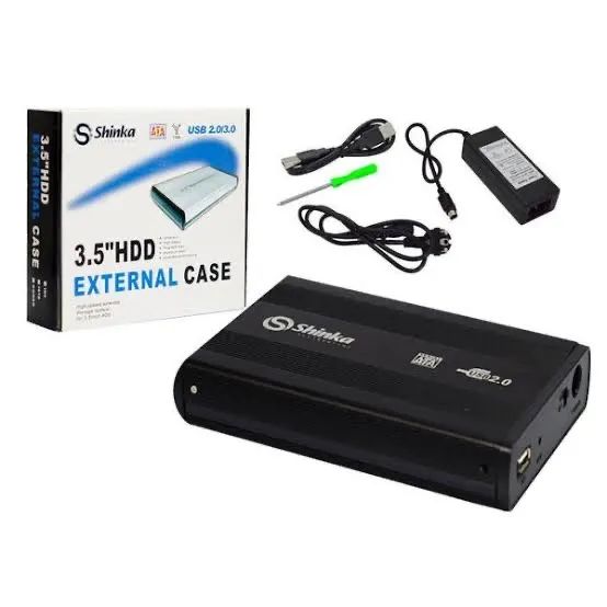 Case para HD SATA 3.5 Externo USB 2.0 (Novo)