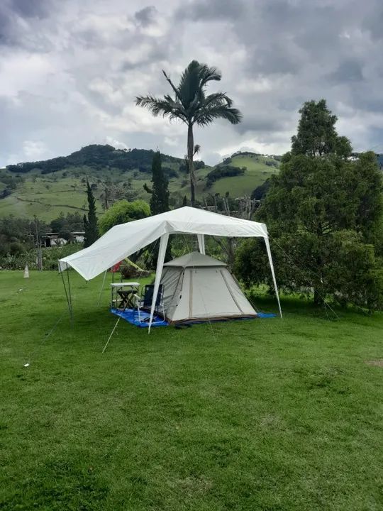 Kit Camping; Barraca, mesa e churrasqueira - Foto 2