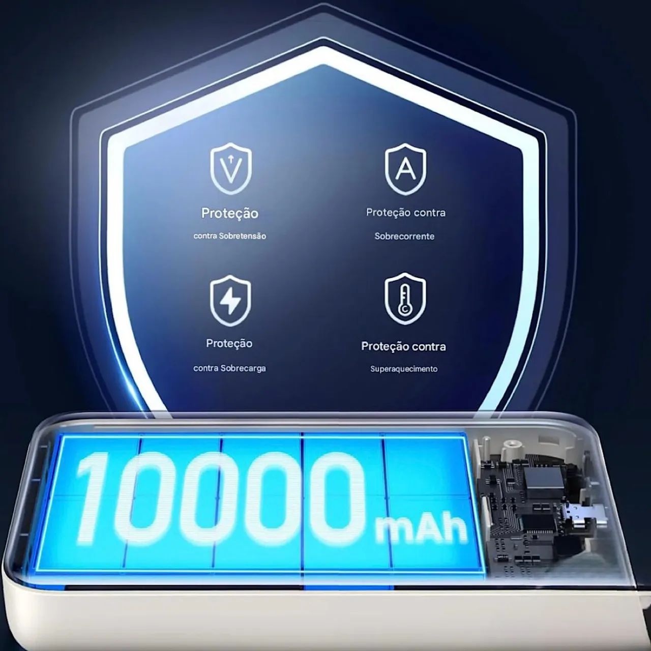 Bateria iPhone Ugreen 10000 mAH Portatil Power Bank 20w Android MagSafe Samsung - Foto 6