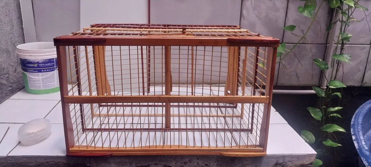 Gaiola para Pássaros trinca ferro ou azul  - Foto 3