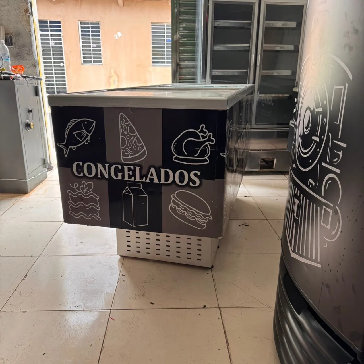 Freezer horizontal para congelados - Semi-Novo