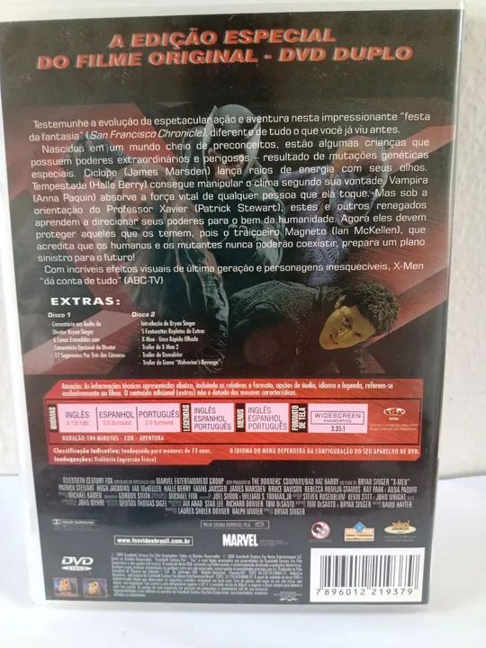 DVD com luva dos x-men 1.5 - Foto 3