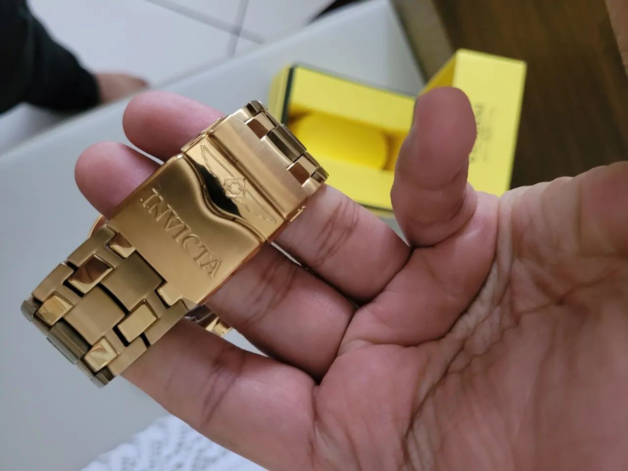 Relógio Invicta Pro Diver Dourado Original - Foto 5