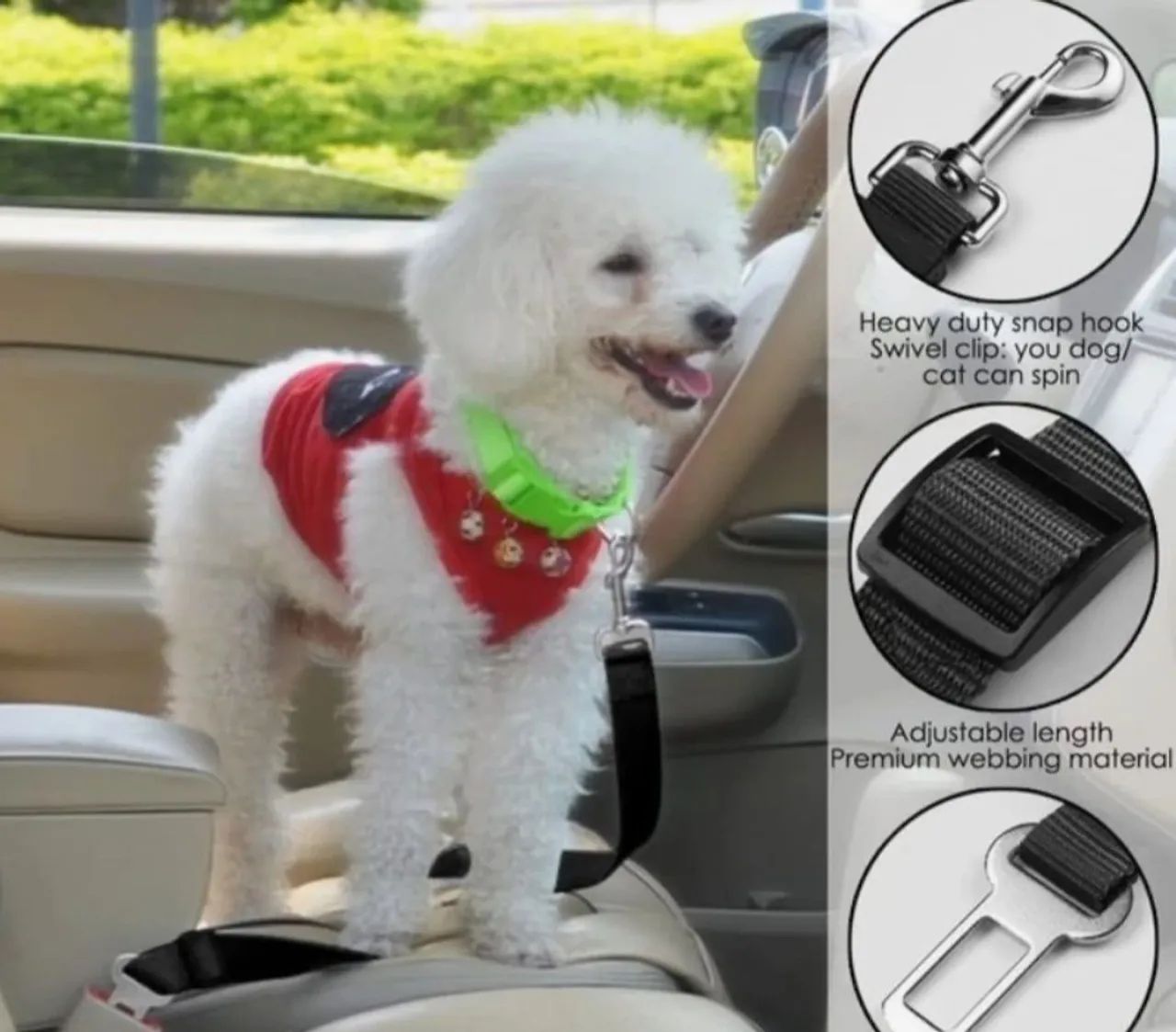 Adaptador para cinto de segurança de cachorro - Foto 4