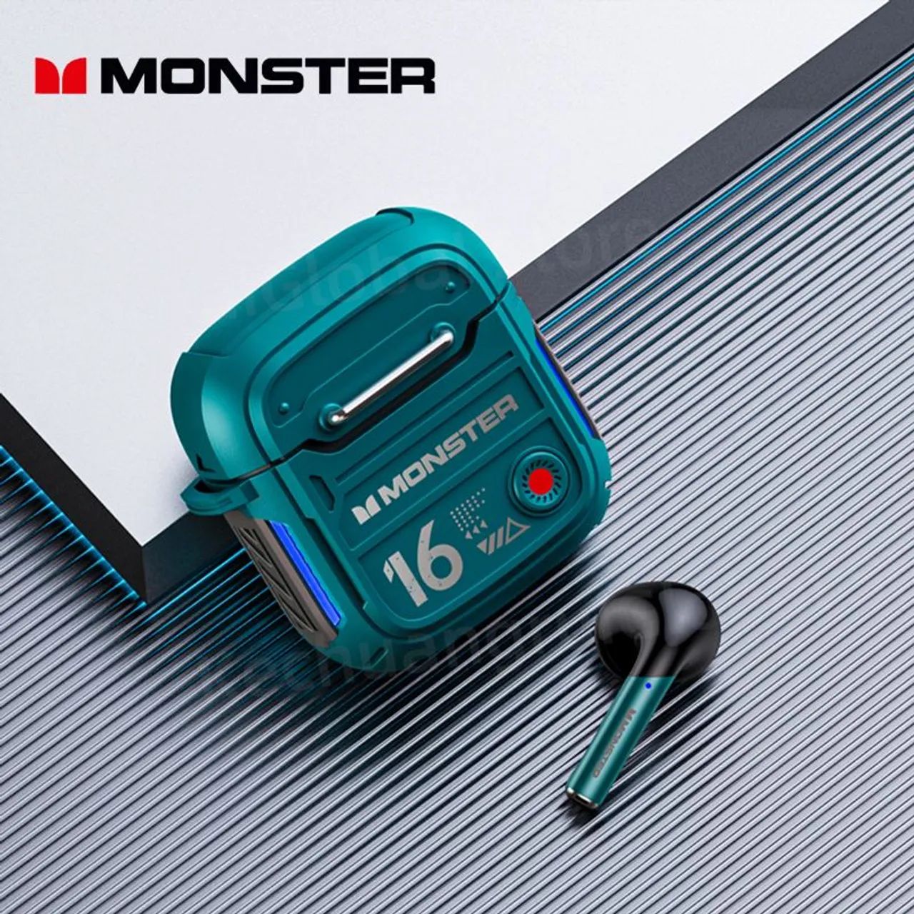 Fone de ouvido Monster 16 TWS - Novo!