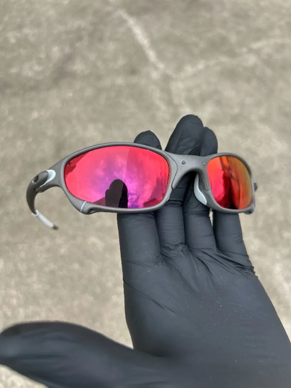 Óculos Lupa Premium Juliet Oakley X-Metal Custom +opções de borracha Brindes Promoção - Foto 4