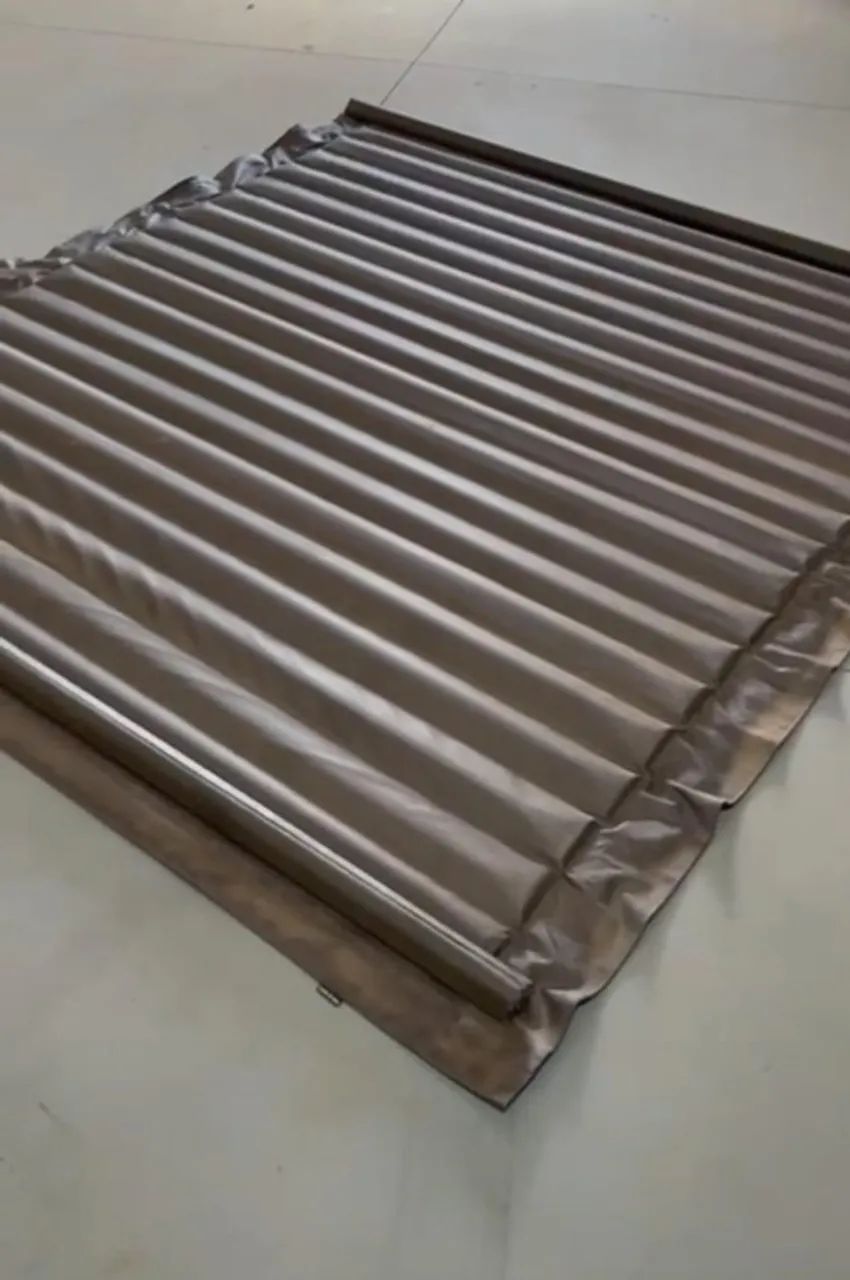 Capa de proteção enrolável para SPA/HDRO 2,20 X 2,20 cor café - OBS:Com recorte em cascata - Foto 2