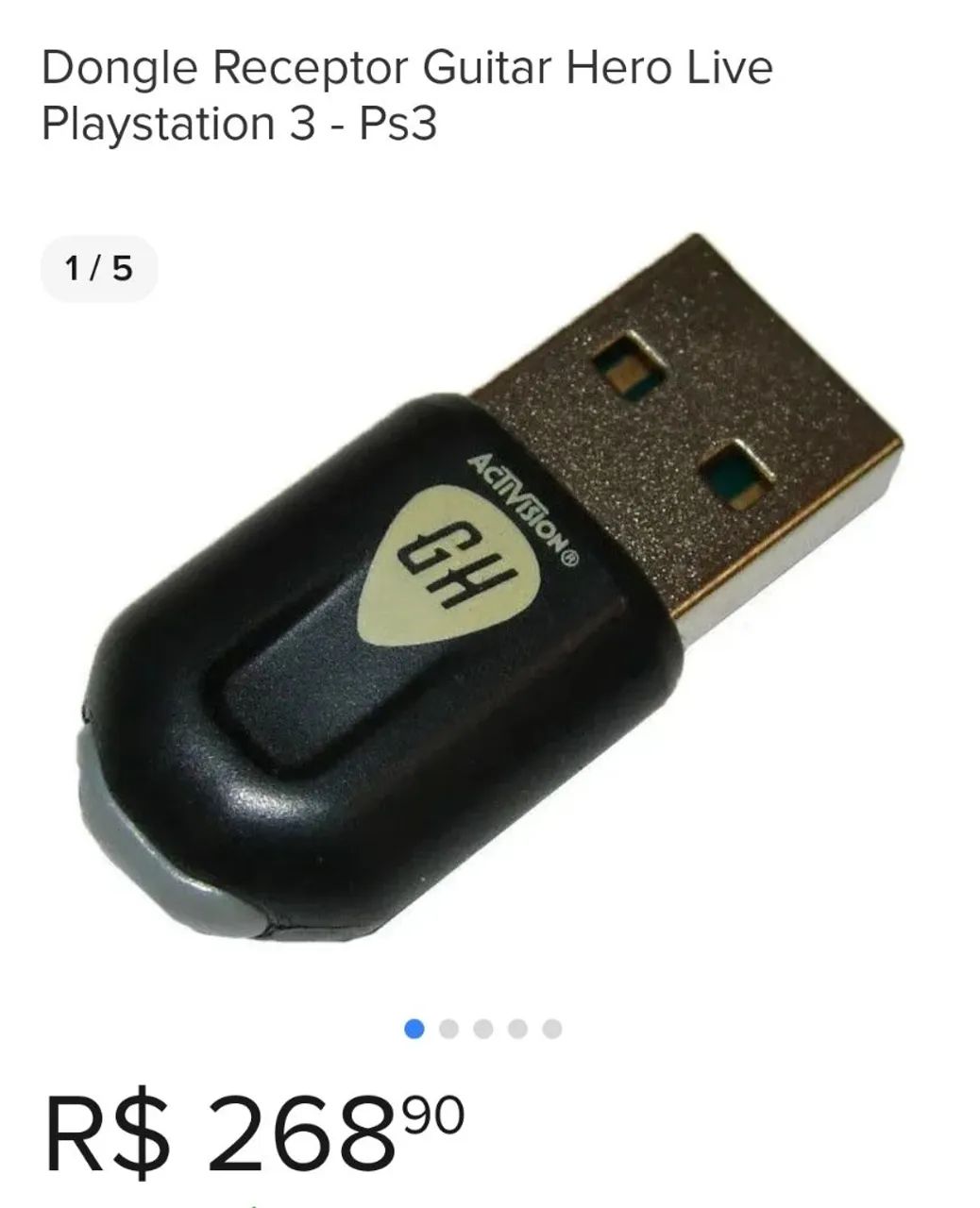 Receptor Guitar Hero Live PS3 usado 