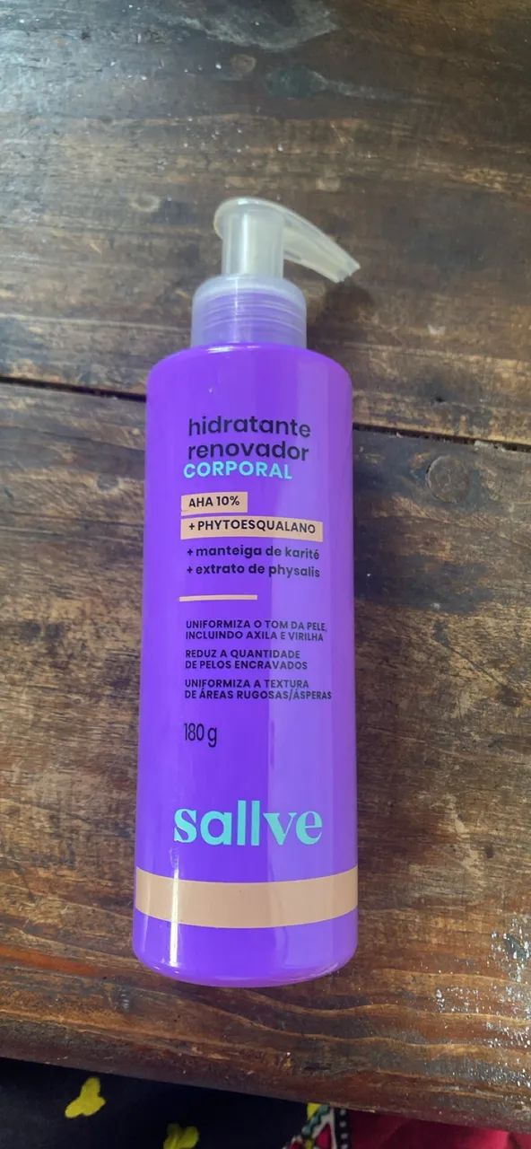 Hidratante renovador corporal Sallve