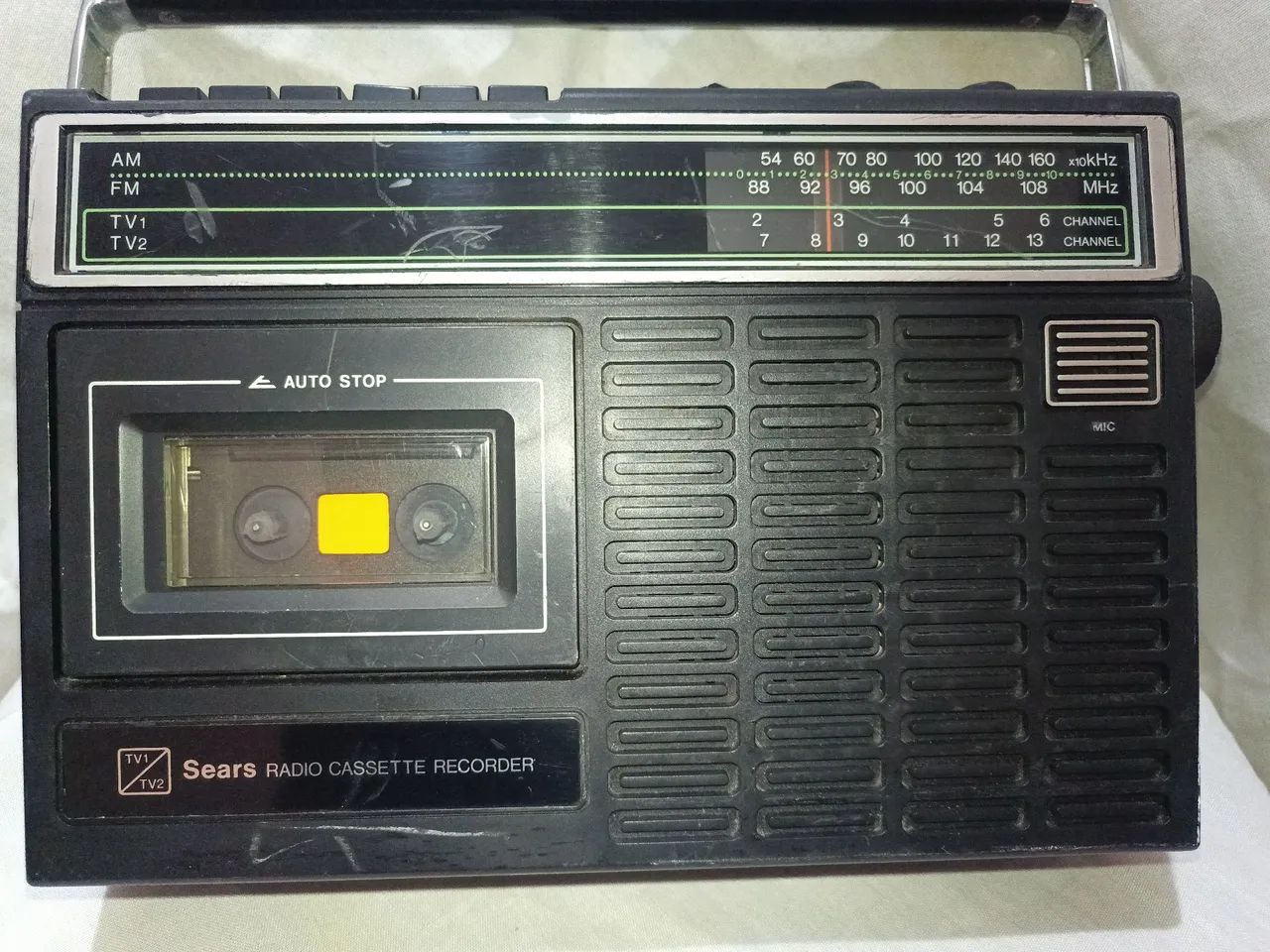 Rádio Gravador Cassete Sears Vintage