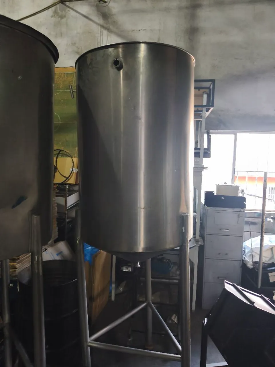 Tanque de aço inox para indústria 550l