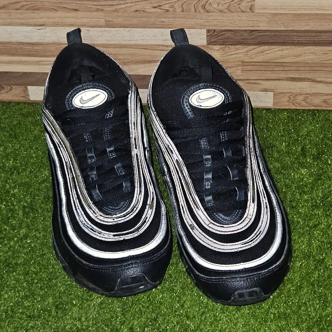 Nike Air Max 97 Triple Black Refletivo 43 - Foto 2