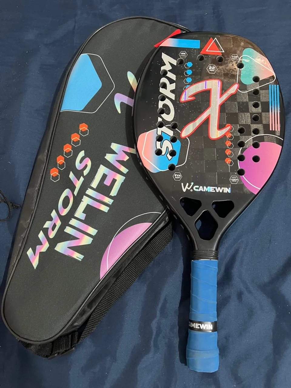 Raquete de Beach Tennis Weiln Storm X Camewin