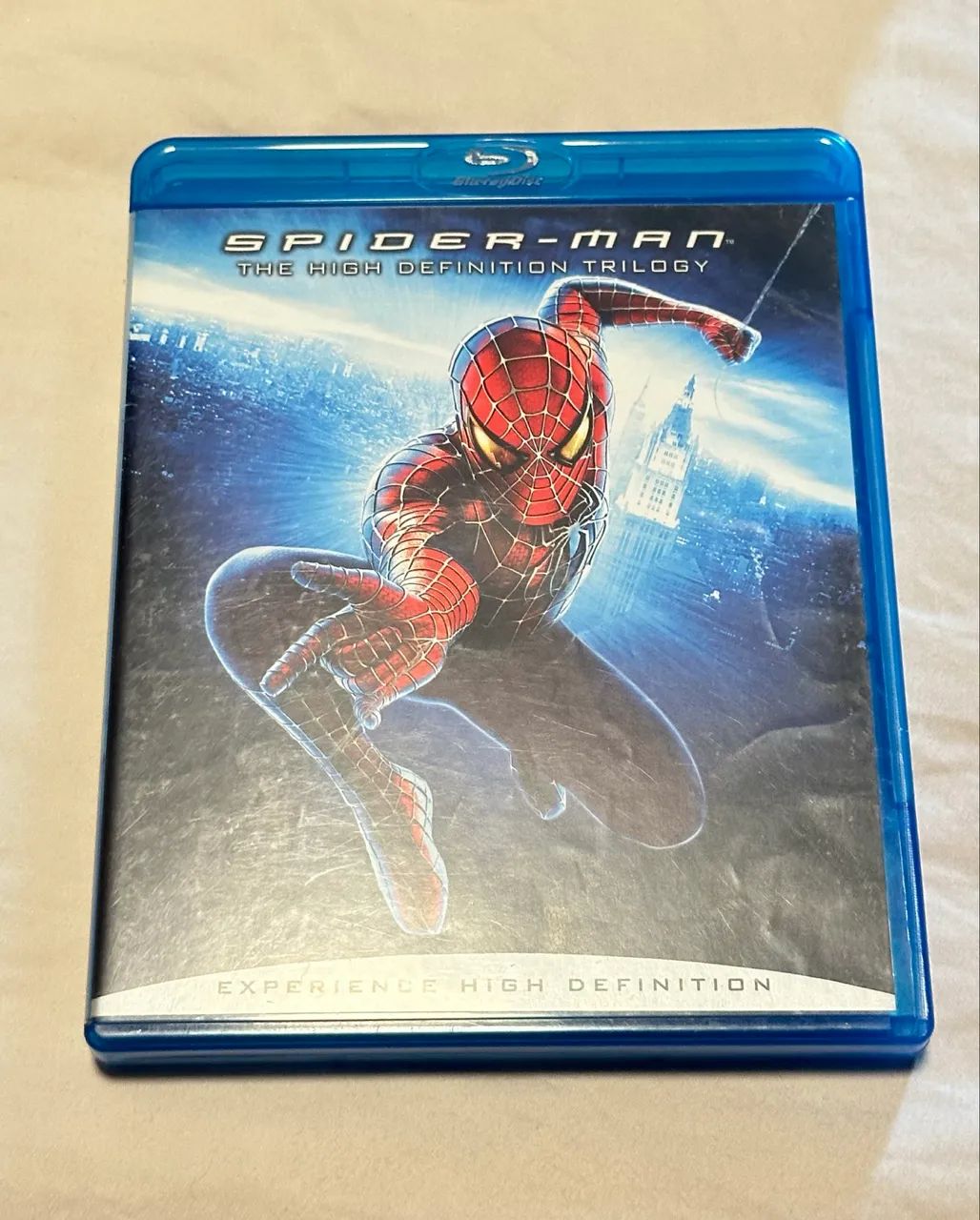 Blu ray trilogia spider man 1, 2 e 3