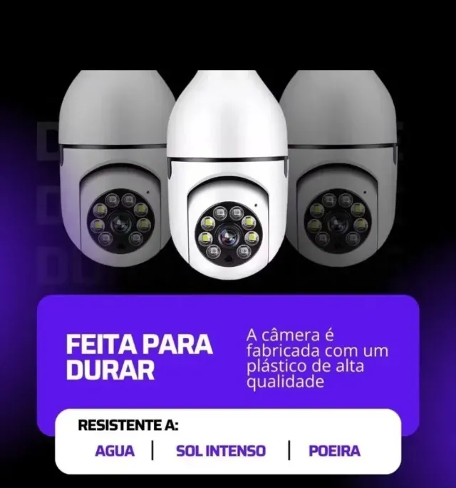 Câmera de Segurança Wi-Fi com Visão Noturna