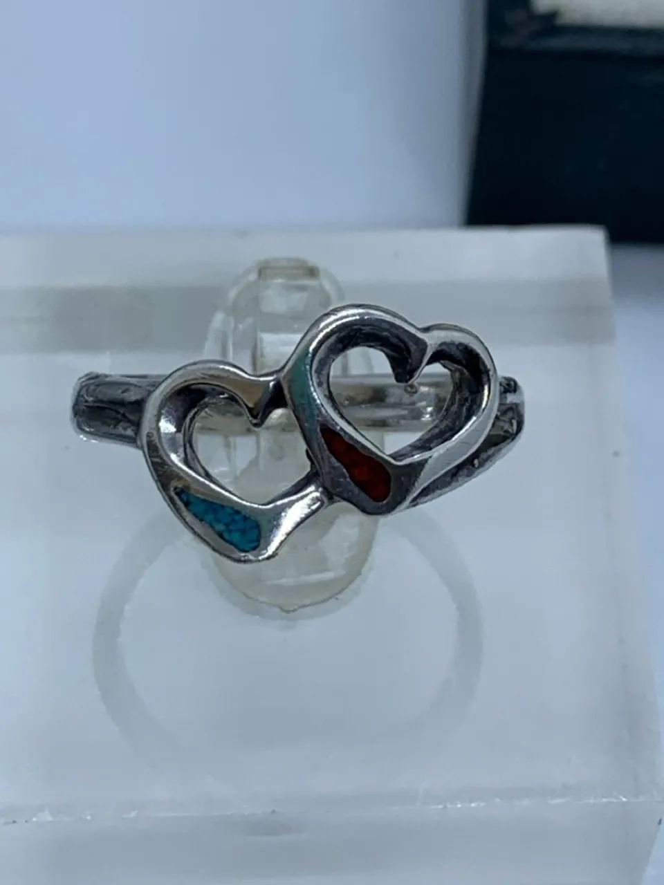 vintage anel de prata sterling tamanho 18 - Foto 4