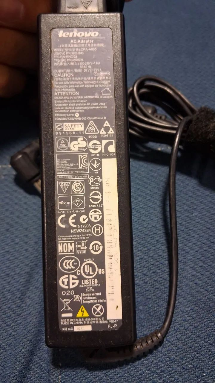 Carregador Lenovo para Notebook - Foto 4