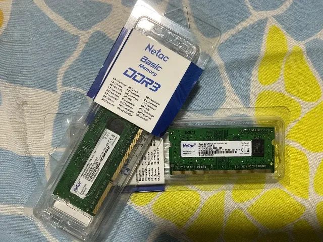 Memória ram ddr3 notebook