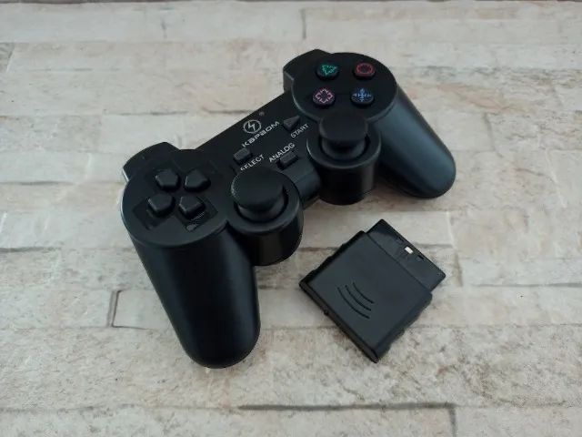 Controle Joystick Sem Fio para Ps2 Playstation 2 - Foto 2