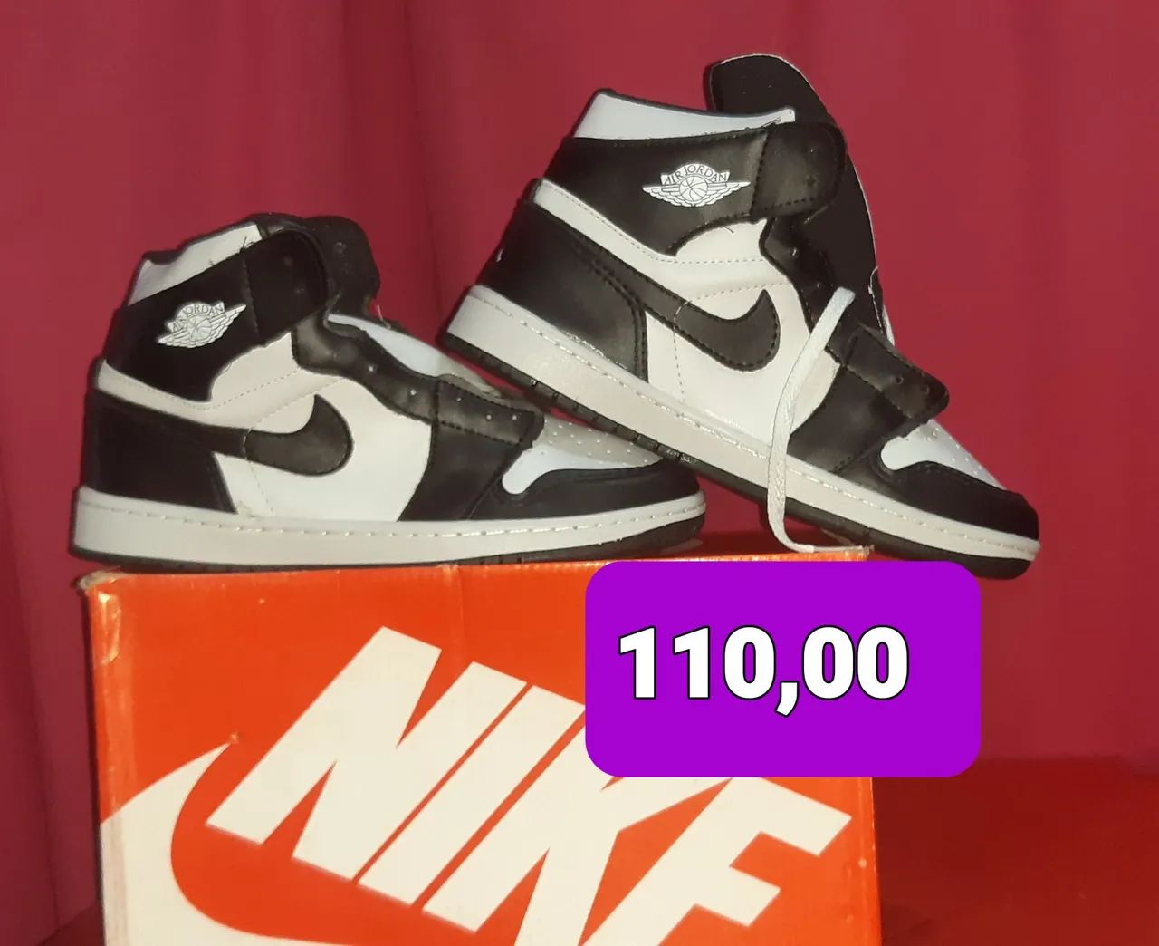 Air Jordan 1 - Preto e Branco 39 até 42 - Foto 2