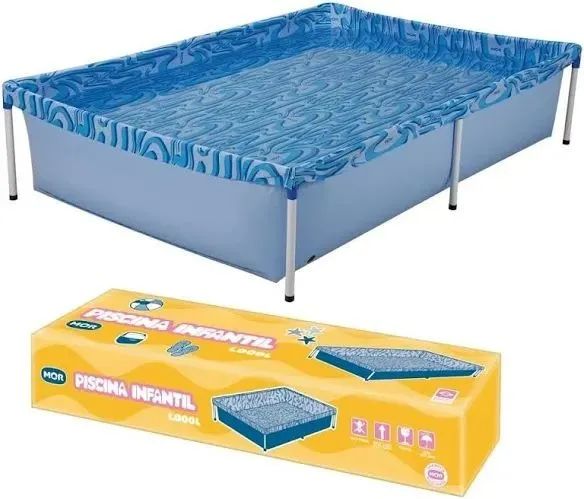 Piscina Retangular  1000 litros - Entrega das 9 até 22hrs