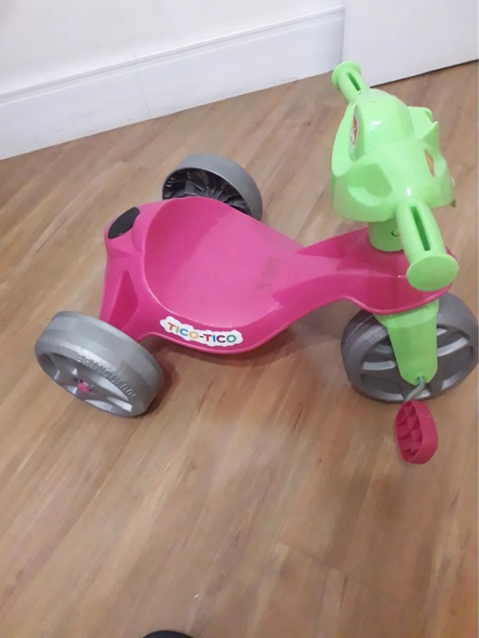 Tico-Tico Infantil Rosa e Verde - Foto 2