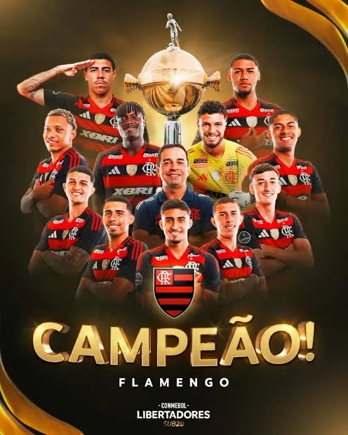 Pendrive Flamengo Campeão Libertadores e Mundial 