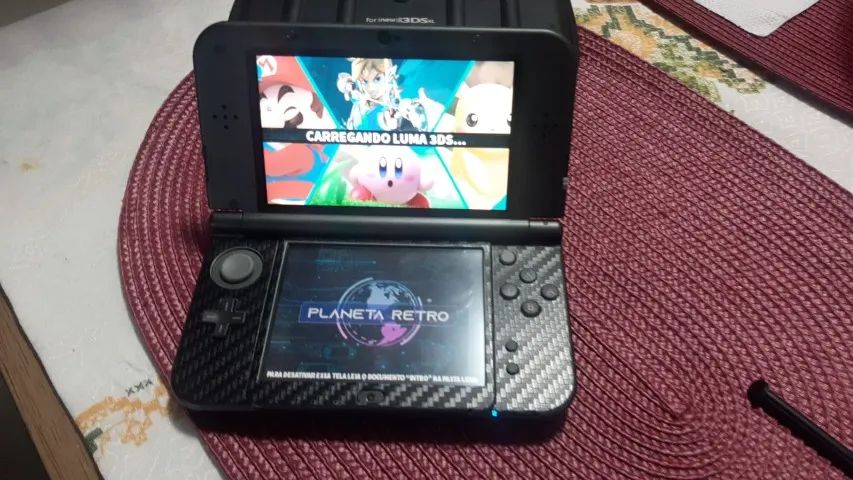New Nintendo 3DS XL DESBLOQUEADO + Carregador , Caixa original e vários Jogos (Não envio) 