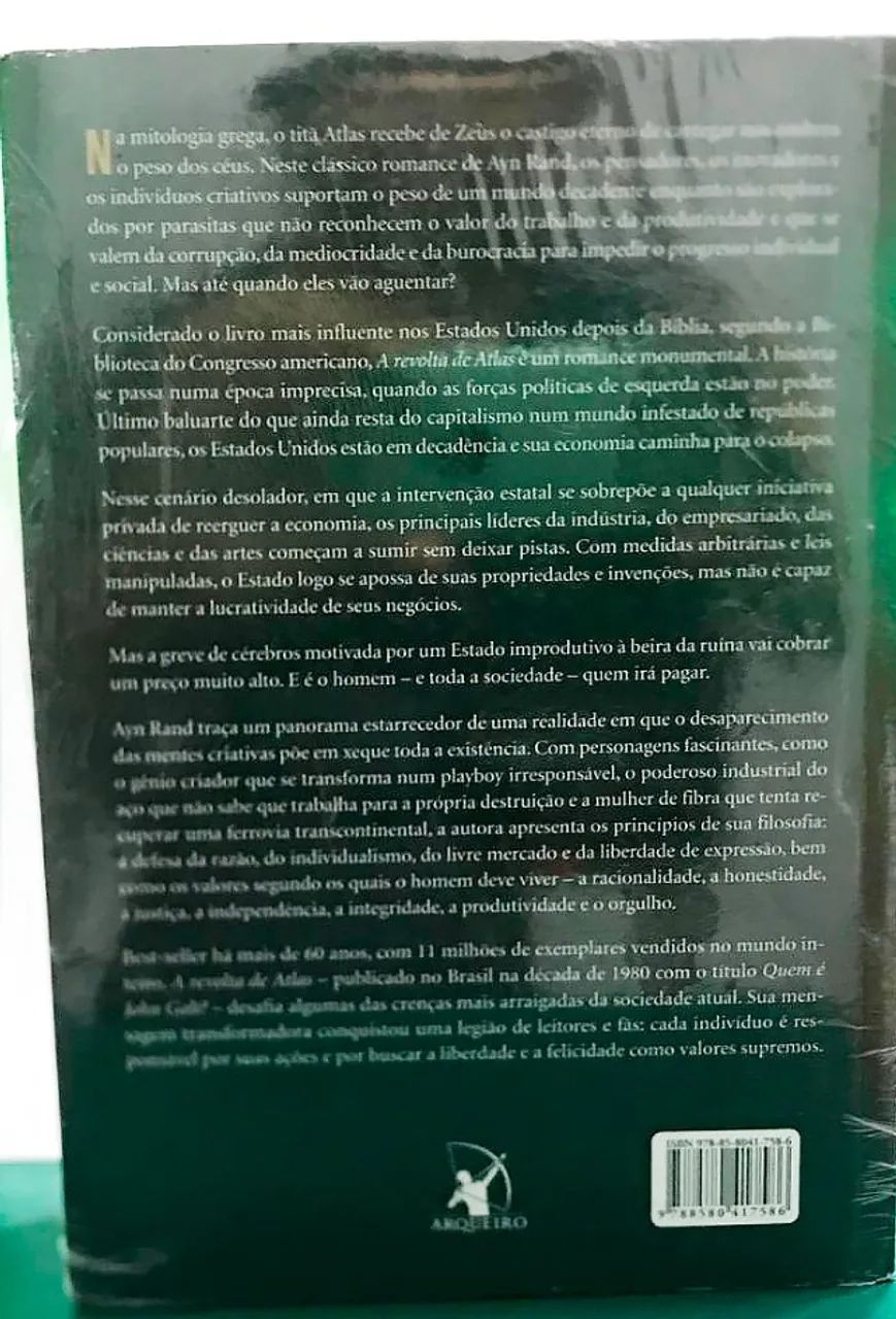 Livro A Revolta De Atlas. Vol. Único. De Ayn Rand.  NOVO / LACRADO. - Foto 3