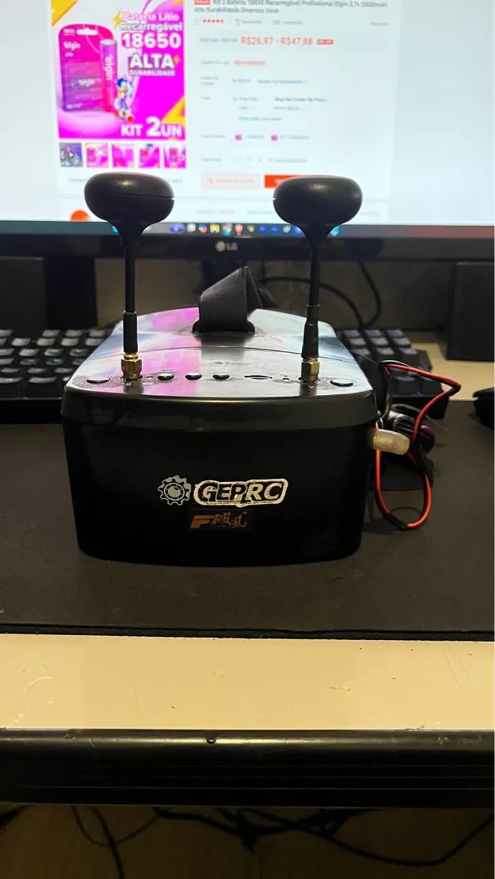 Óculos Drone FPV Goggles Eachine EV800D - Foto 5