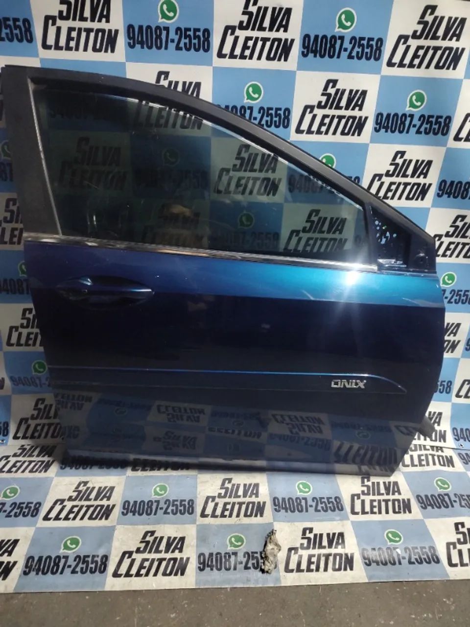 porta dianteira direita onix 2020 ate 2025 original cor azul  - Foto 4