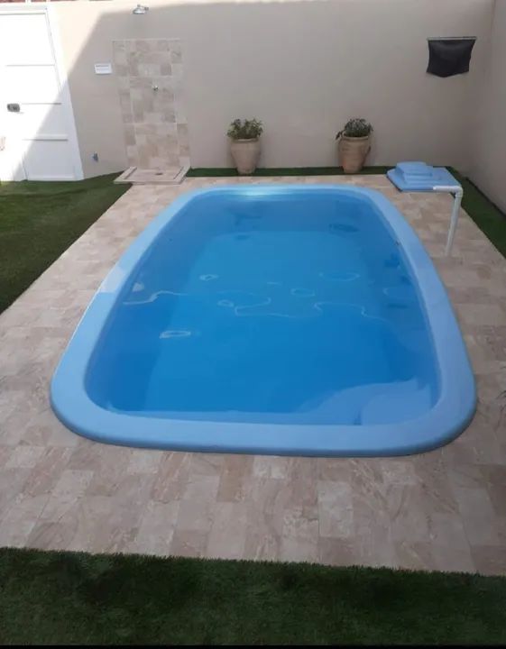 Piscina de fibra 6 mts para área externa