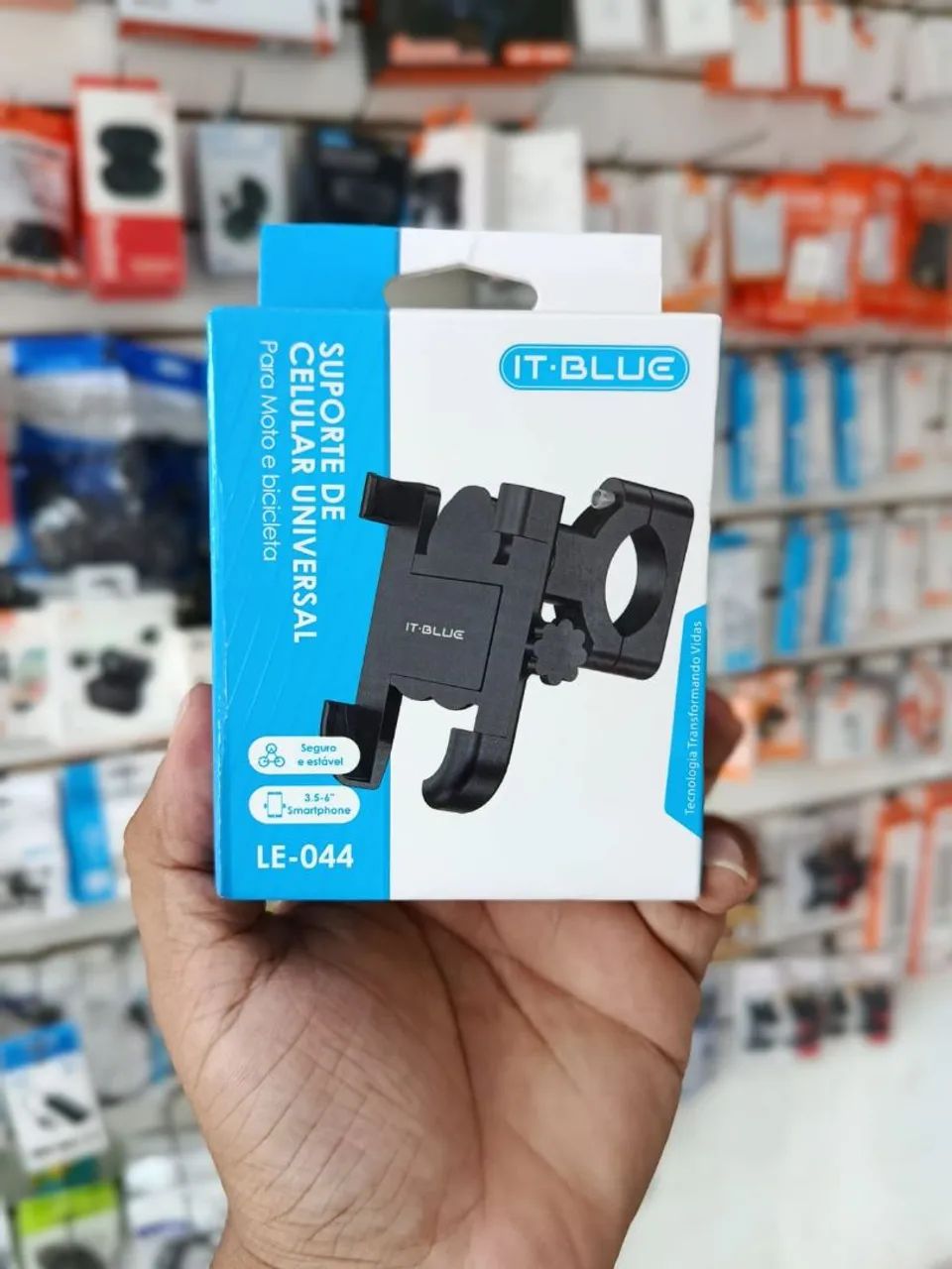SUPORTE PARA CELULAR DE MOTO E BICICLETA - Entrega em São Luís e região