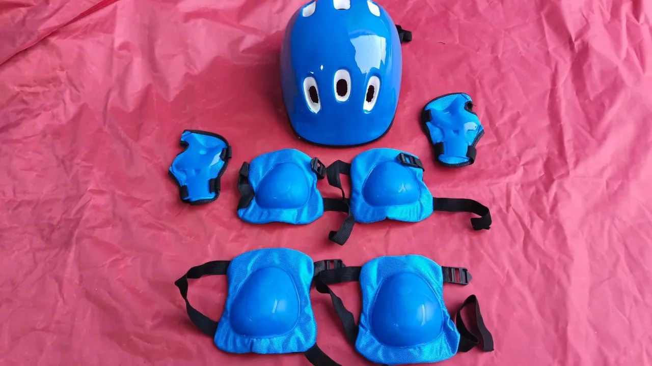 Roller Inline Radical com Kit Completo Azul Bel ( PRONTA ENTREGA) - Foto 4
