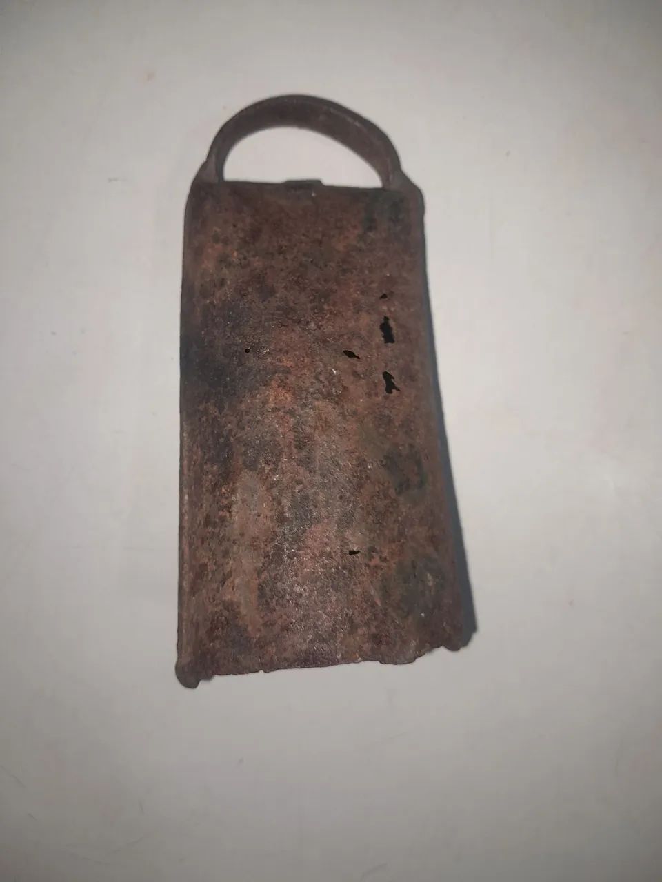 Chucalho/sino antigo de metal - Foto 4