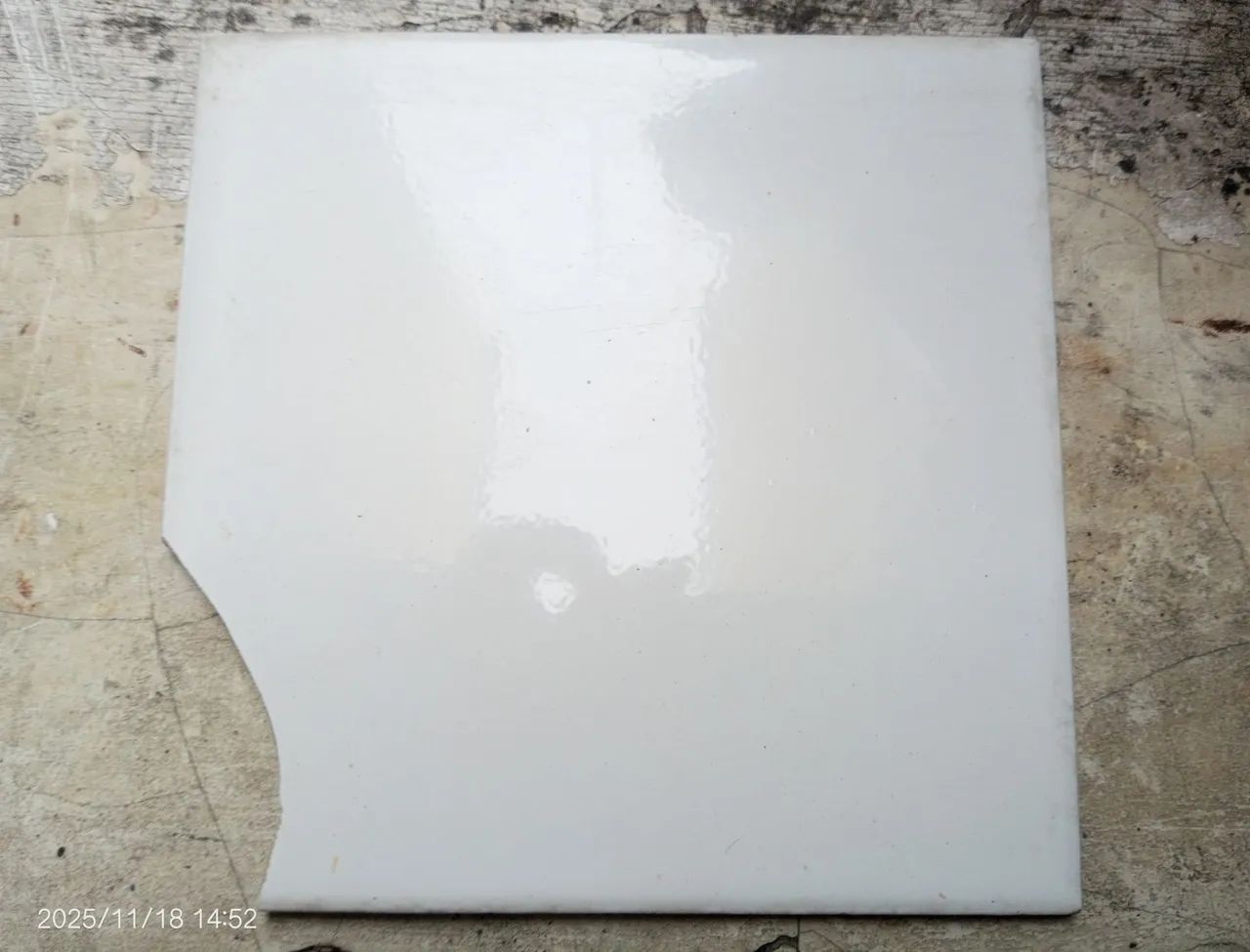 Azulejo Ladrilho Colonial Branco em Cerâmica Estilo Português 15,5 cm x 15,5 cm cada - Foto 4