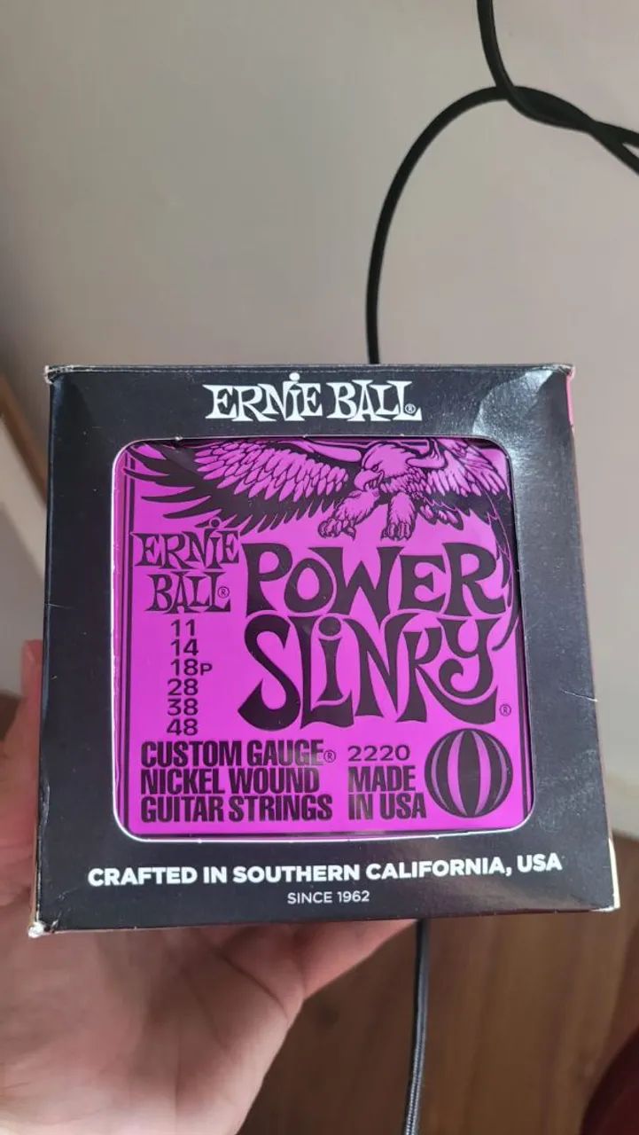 Cordas Ernie Ball 0.11