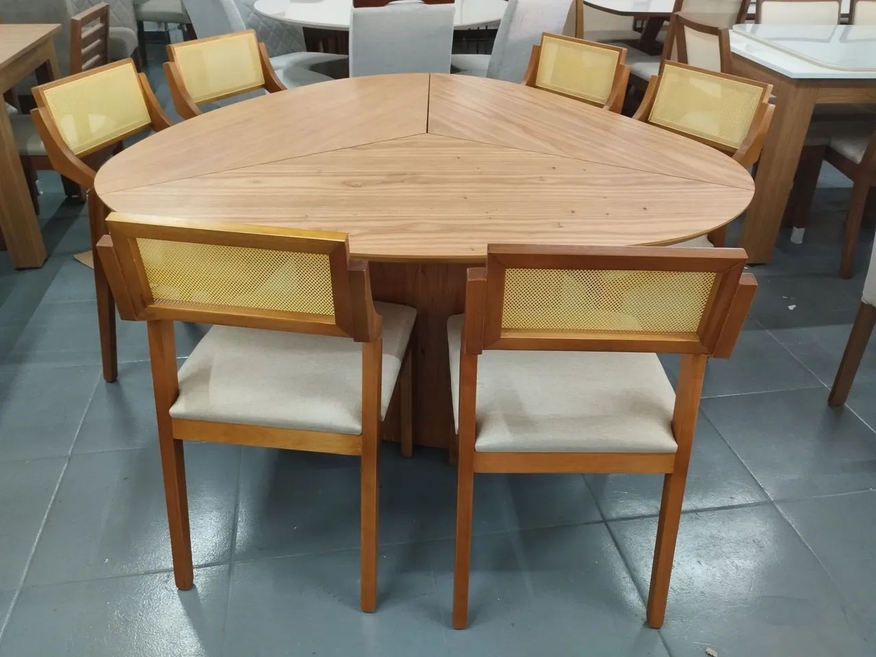 Mesa de Jantar em Madeira Maciça orgânica  - Foto 4