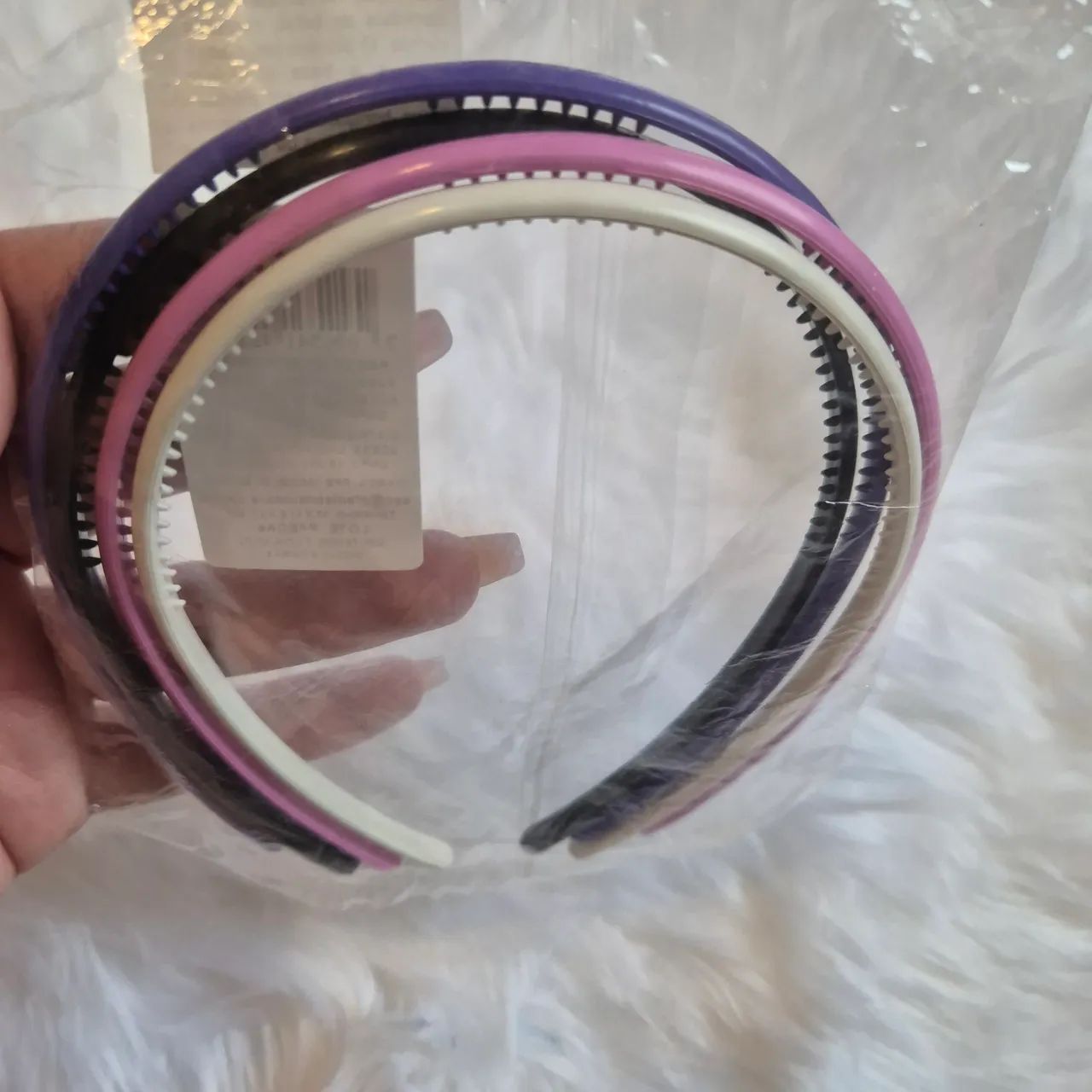Kit de 04 tiaras lisas de cabelo - Foto 3