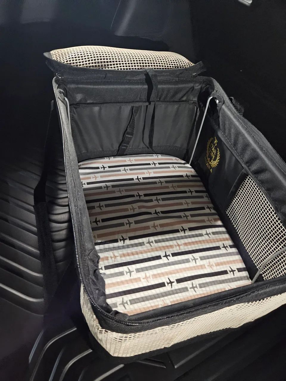 Bolsa de viagem para cães e gatos, seu bichinho com você no avião!  - Foto 5