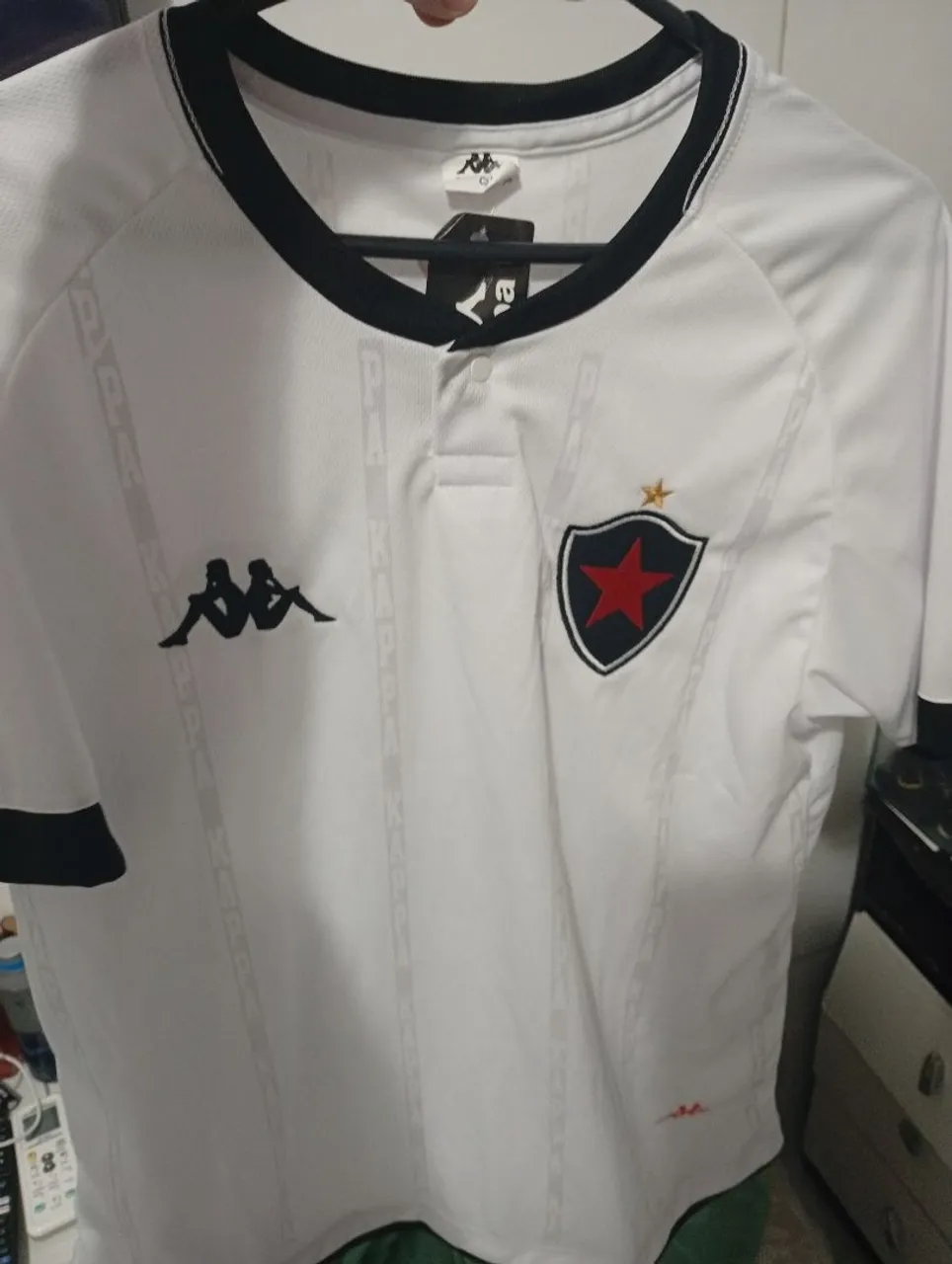 Camisa Botafogo Kappa Branca - Nova com Etiqueta
