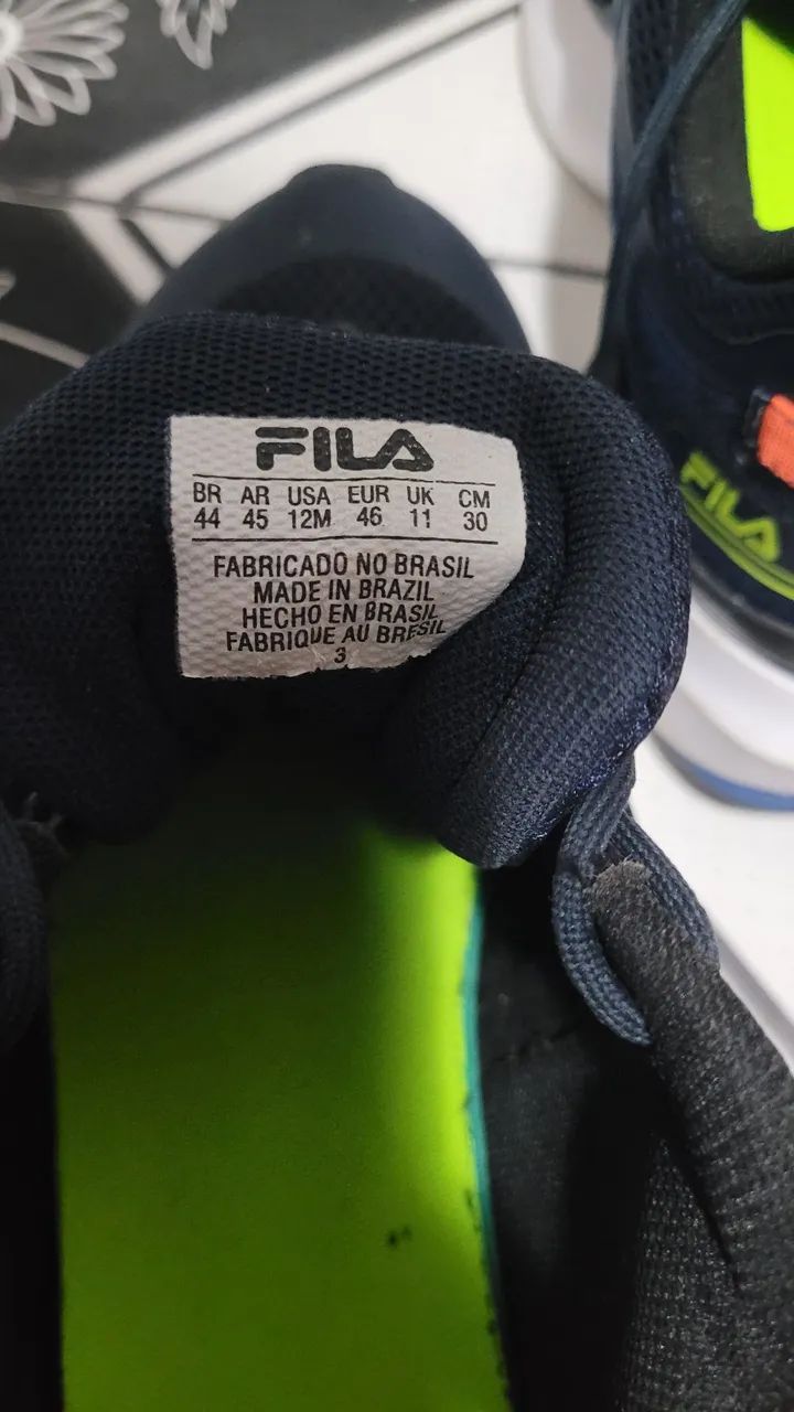Tênis Fila Azul Marinho / usado apenas 3 vezes /original  - Foto 2