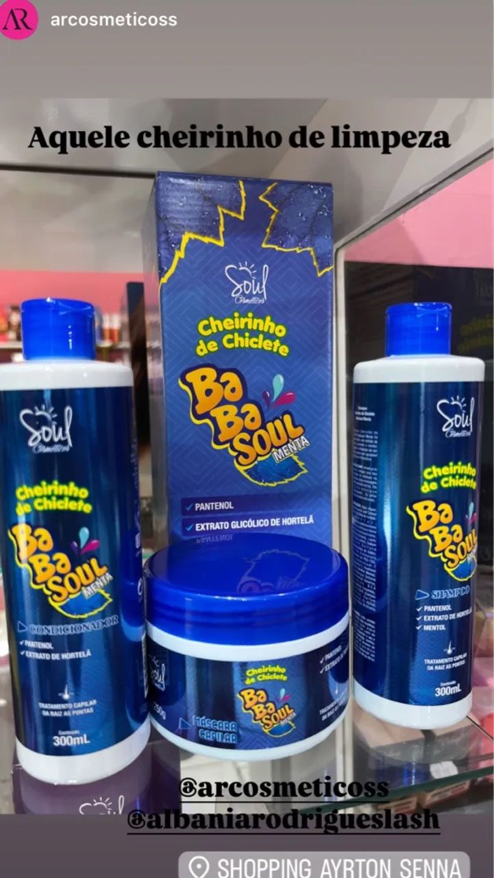 Kit Completo Cheirinho de Chiclete Ba Ba Soul - Foto 4