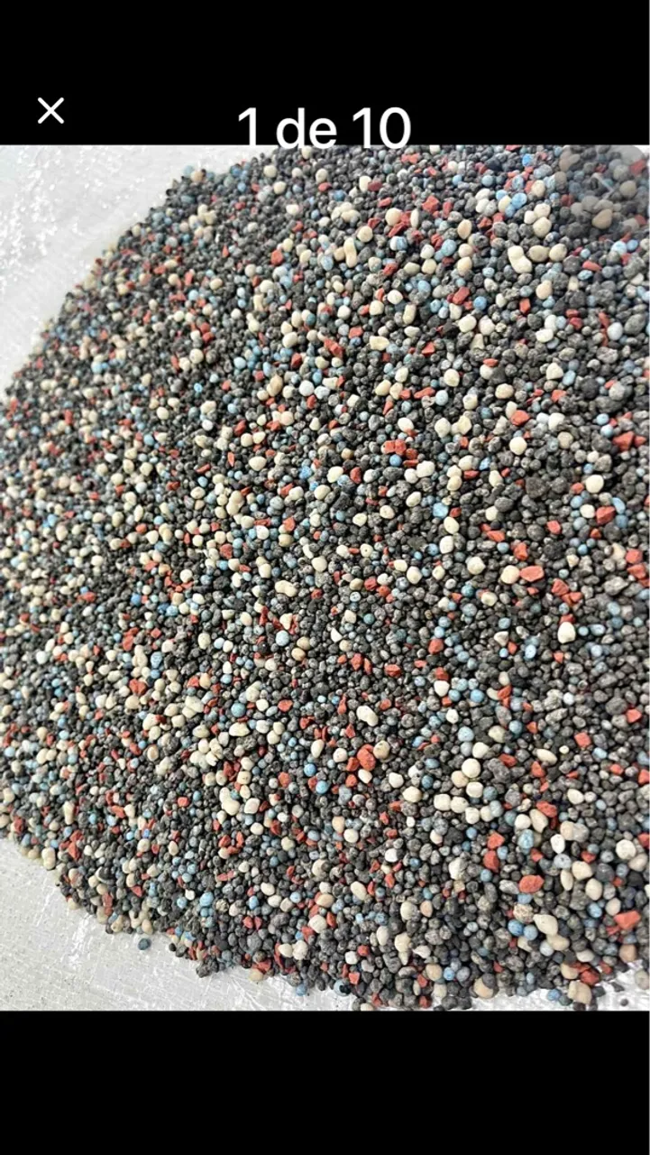 Fertilizante Granulado de varredura de NPK - Nutrição Completa para Plantação